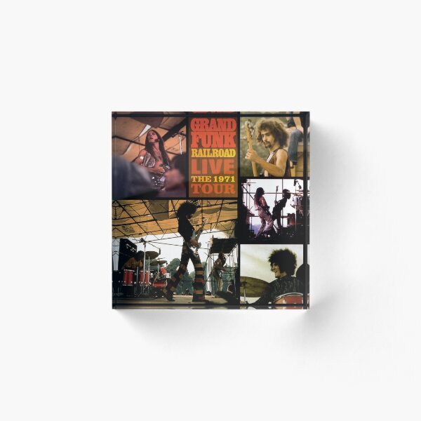 Grand Funk - Live 1971. Acrylic Block