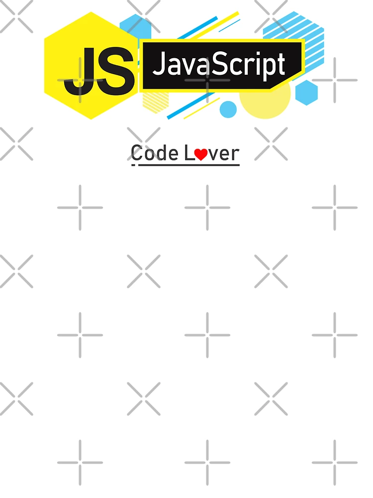 Thumbnail 7 of 7, Oversized T-Shirt, JavaScript Code Lover (Light) designed and sold by Devshirt.