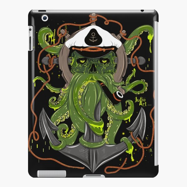 " Captain Octopus " by Julia Art iPad Snap Case