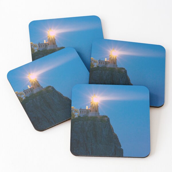 Item preview, A Twilight Long Exposure of the Illuminated Split Rock Lighthouse designed and sold by Sam Wagner.