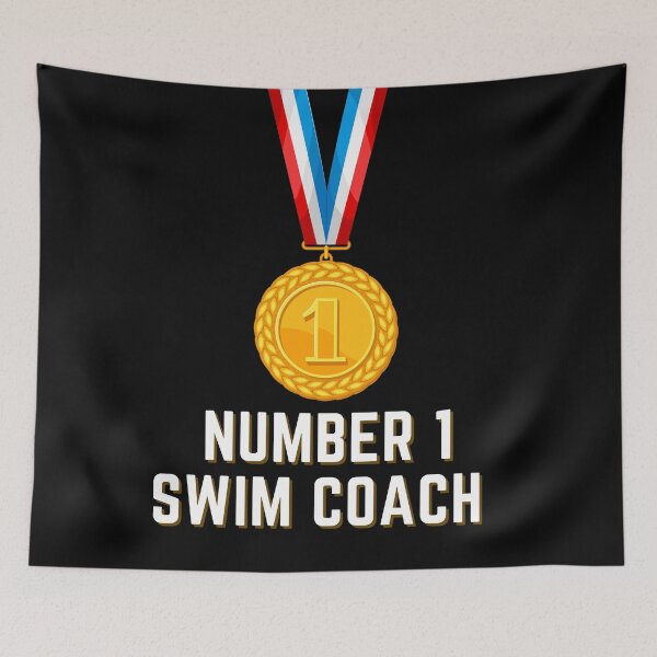 Item preview, Swim Coach Medal designed and sold by Imemewell.