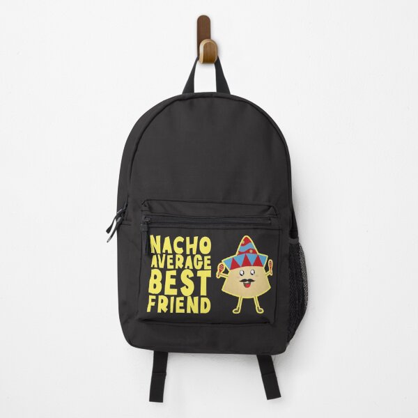 Item preview, Nacho Average Best Friend- Cute and Funny Nacho with Moustache Wearing Mexican Hat While Playing Maracas Illustrations Design designed and sold by NightGleam.