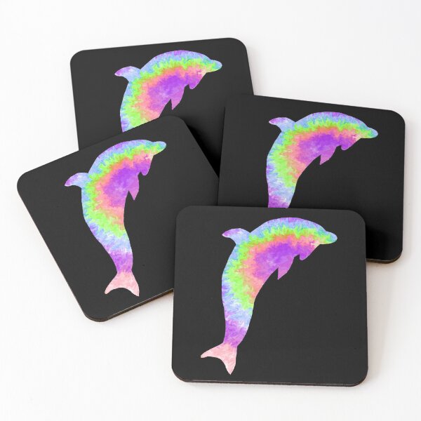 Item preview, Tie dye dolphin- tie dyed designed and sold by 1DaisyChainLane.