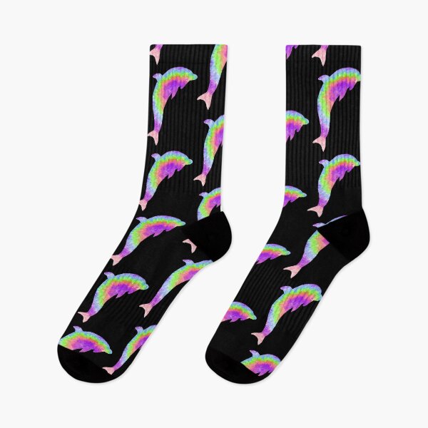 Item preview, Tie dye dolphin- tie dyed designed and sold by 1DaisyChainLane.