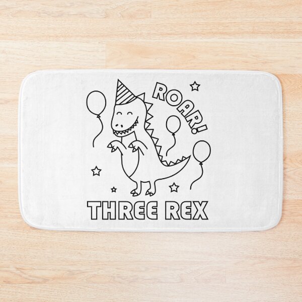 Item preview, Three Rex Birthday Color Your Own 3rd Birthday Three Year Old For Kids designed and sold by yelly123.