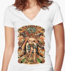 As Above So Below II Women's Fitted V-Neck T-Shirt