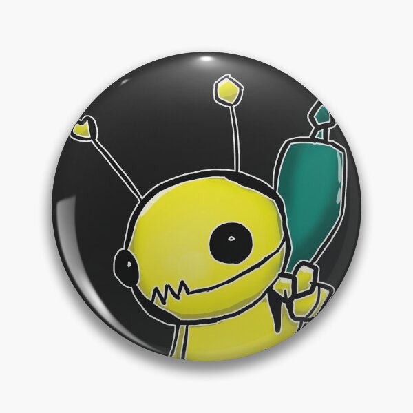 Item preview, Retro Alien Flash Game Character designed and sold by Cybercrvst.