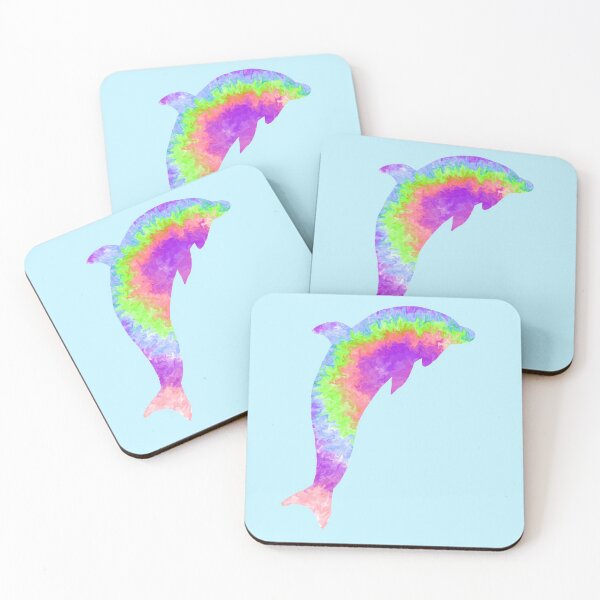 Item preview, Tie dye dolphin- tie dyed designed and sold by 1DaisyChainLane.