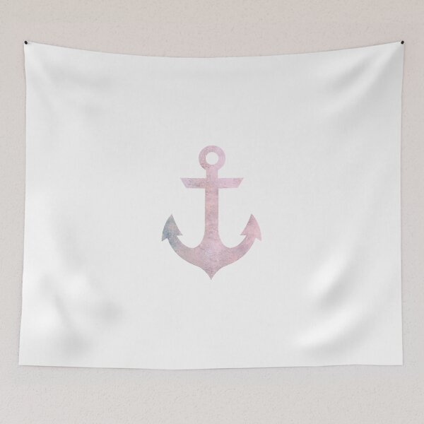Item preview, Pink Canvas Nautical Anchor designed and sold by Passion-For-Sea.