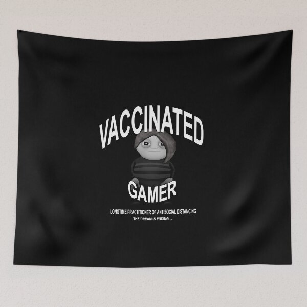 Item preview, VACCINATED GAMER designed and sold by A-T-H.