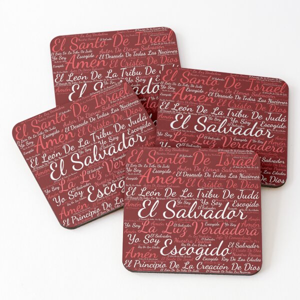 Item preview, Names Jesus 1 Spanish Scripture Art Horizontal Burgundy designed and sold by NombresDeJesus.