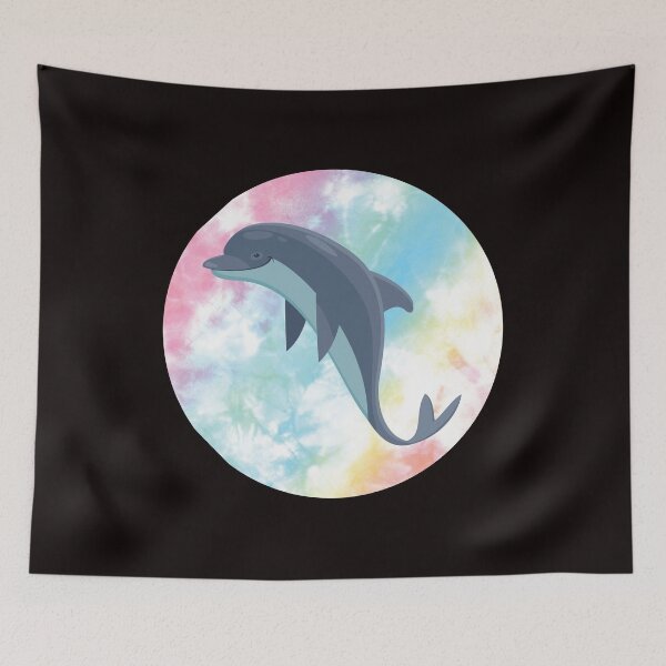 Item preview, Tie Dye Dolphin designed and sold by OMCreative.