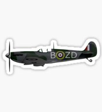 Spitfire Side View Sticker