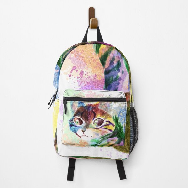 Item preview, Watercolour splash fluffy tabbycat designed and sold by Kristoffersson.