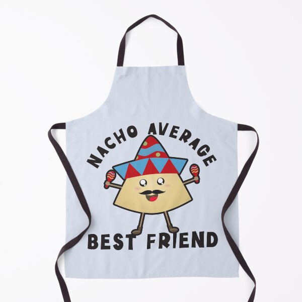 Item preview, Nacho Average Best Friend- Cute and Funny Nacho with Moustache Wearing Mexican Hat While Playing Maracas Illustrations Design designed and sold by NightGleam.