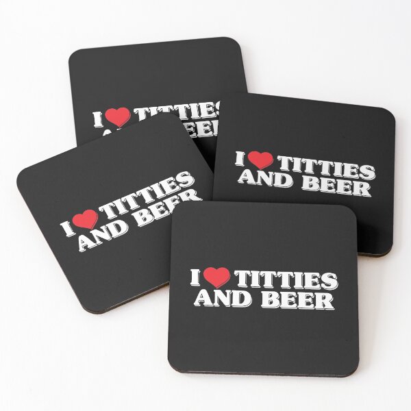 Item preview, i love titties and beer designed and sold by SweetLog.
