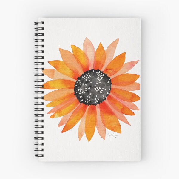 Item preview, Single Sunflower – Orange designed and sold by Cat Coquillette.