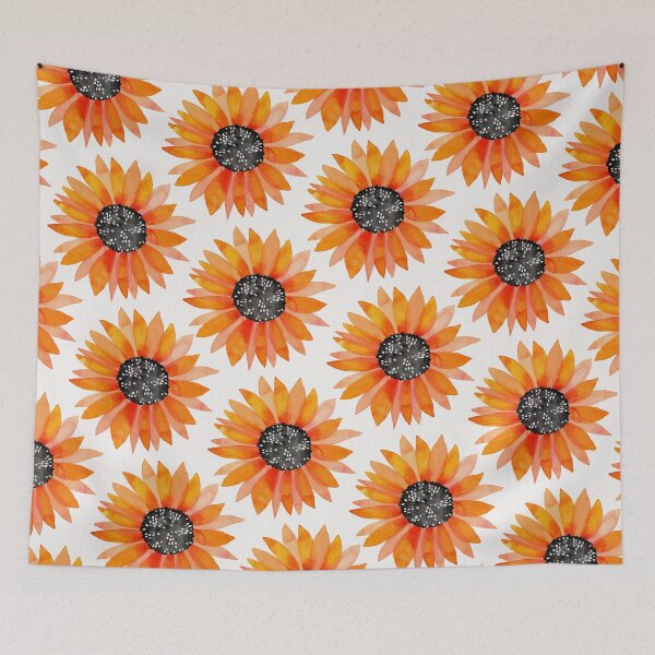 Item preview, Single Sunflower – Orange designed and sold by Cat Coquillette.