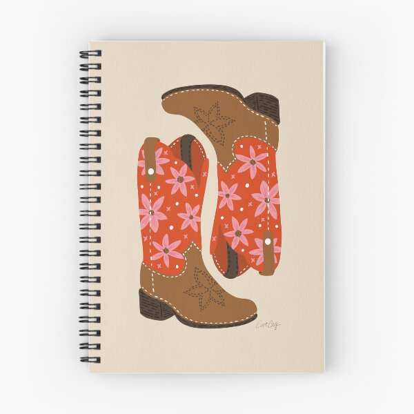 Item preview, Botas Vaqueras - Coral & Rosa designed and sold by Cat Coquillette.