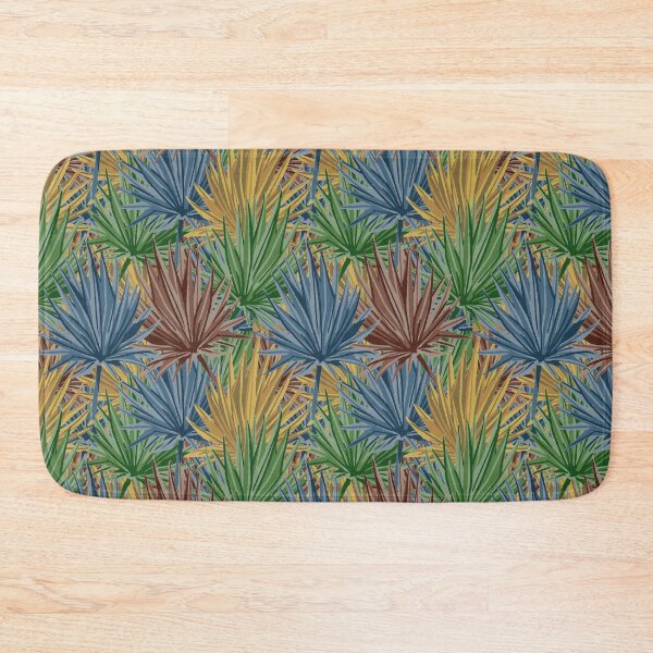 Item preview, Tropical Paradise Colorful Palm Leaf Pattern - Vintage Theme designed and sold by Sajuade.