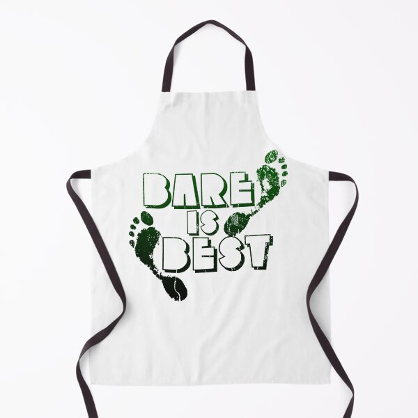 Item preview, Bare is Best Barefoot Naturist Nudist Lifestyle Slogan designed and sold by NaturistGifts.