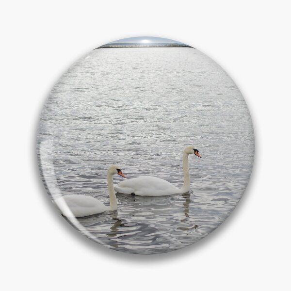 Item preview, Romantic couple of swans on the Baltic sea designed and sold by lena-maximova.