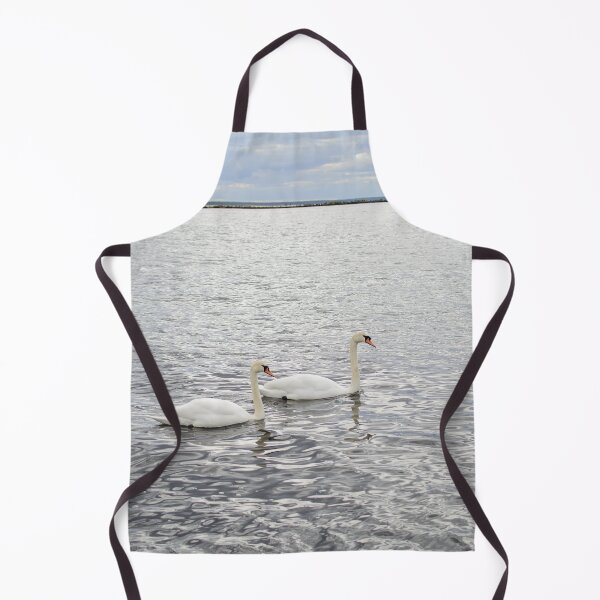Item preview, Romantic couple of swans on the Baltic sea designed and sold by lena-maximova.