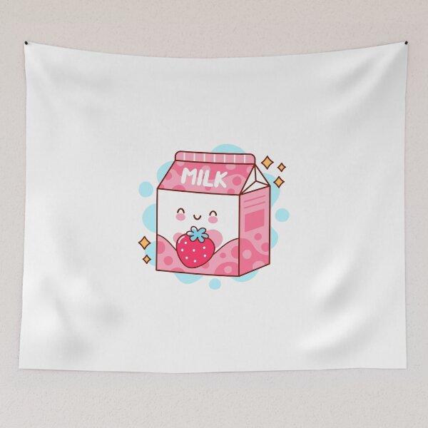 Item preview, Japanese Aesthetics Kawaii Strawberry Milk Shake designed and sold by chulitad.