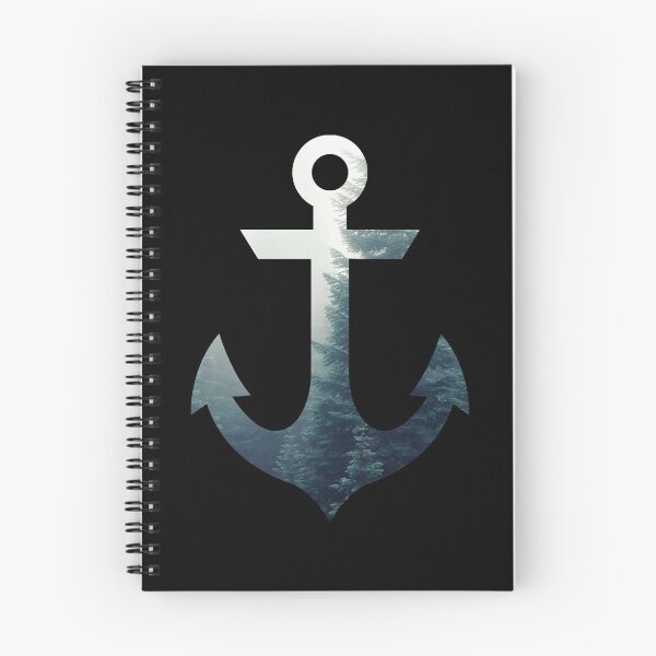 Item preview, Dark Forest Nautical Anchor designed and sold by Passion-For-Sea.
