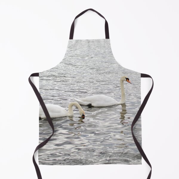 Item preview, Romantic couple of swans on the Baltic sea designed and sold by lena-maximova.