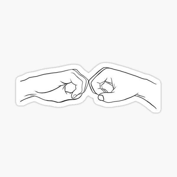 "Sk8 the Infinity Handshake" Sticker for Sale by malice7222 Redbubble