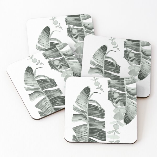 Item preview, Hojas tropicales en verde salvia 1 designed and sold by StudioArtNew.
