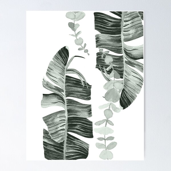 Item preview, Tropical Leaves in Sage Green 1 designed and sold by StudioArtNew.