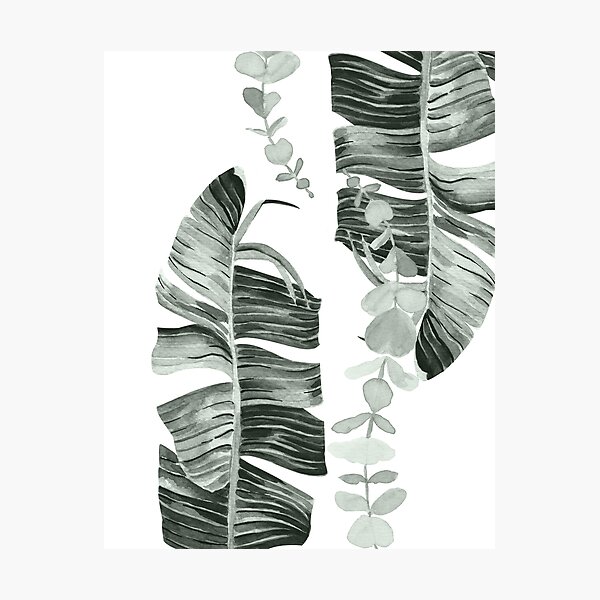 Item preview, Tropical Leaves in Sage Green 1 designed and sold by StudioArtNew.