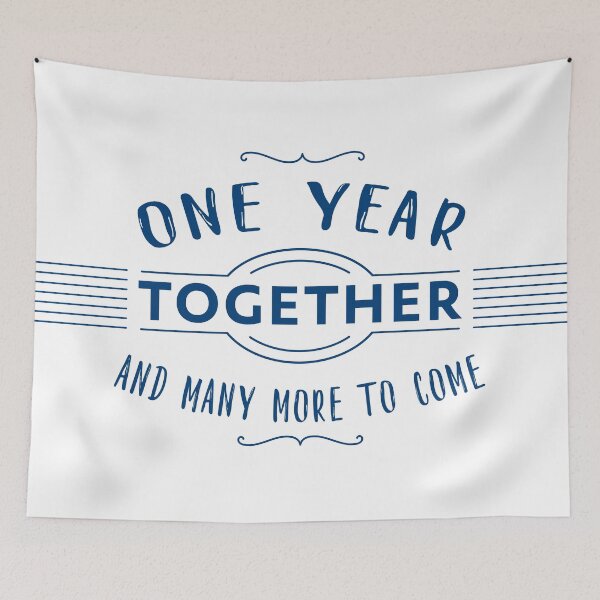 Item preview, 1st anniversary couple milestone designed and sold by IngaDesign.