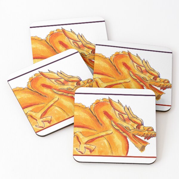 Item preview, yellow dragon designed and sold by Nancy Whitcraft.