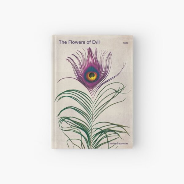 Item preview, The Flowers of Evil - Charles Baudelaire Literary Art for Book Lovers designed and sold by RedHillPrints.
