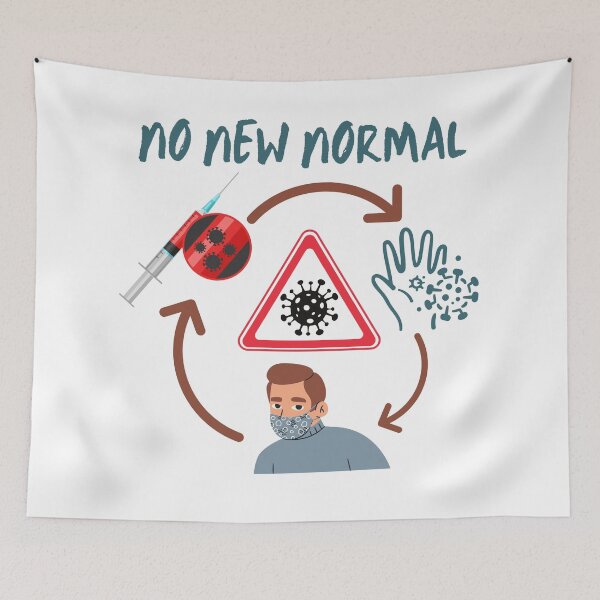 Item preview, No New Normal designed and sold by dogcuddleralert.