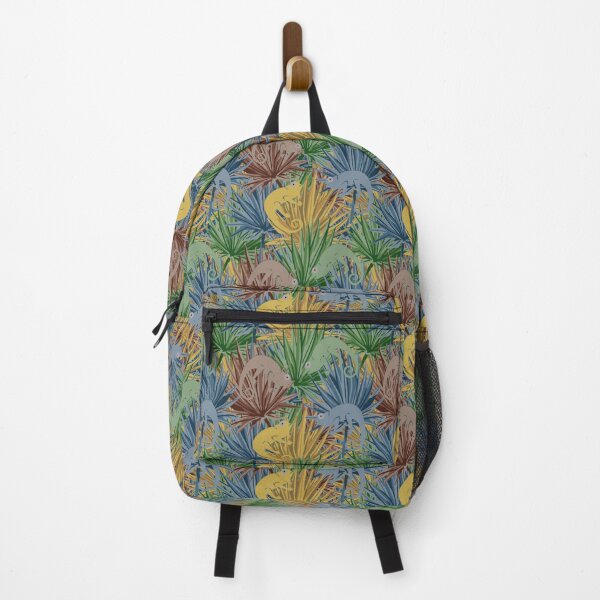 Item preview, Hiding Chameleons and Palm Leaf Pattern - Vintage Theme - Tropical Paradise designed and sold by Sajuade.