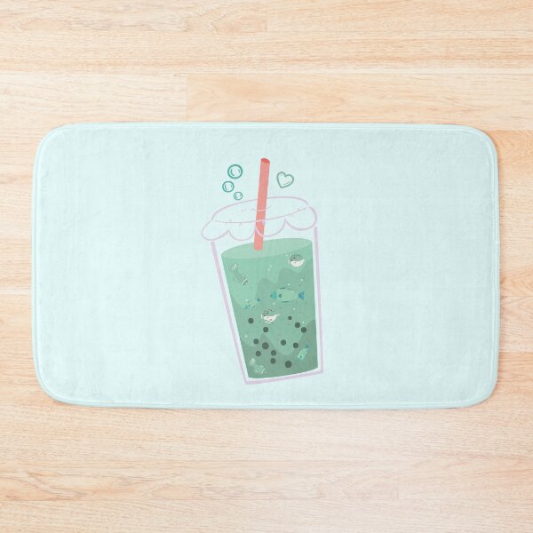 Item preview, Boba Tea Fish Ocean - Trouts and Puffers (Blowfish) in a Cup of Tea,Pearlmilktea,Betta fish designed and sold by Freefay.