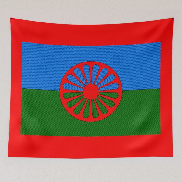 Artikelvorschau, Roma-Flagge entworfen und verkauft von YogiDevaDas.