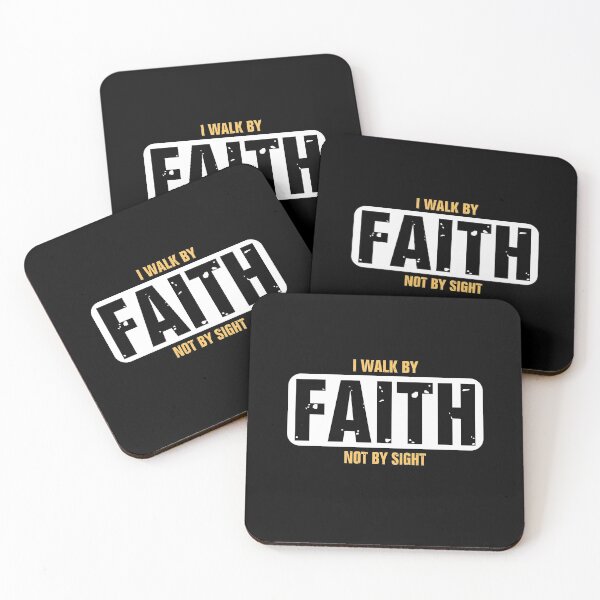 Item preview, I Walk By Faith Not By Sight, spiritual Christian church designed and sold by BELASKRI STORE.
