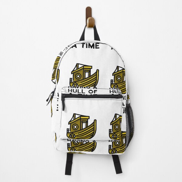 Item preview,  Sailing Pun Having A Hull of a Time Summer SecoBoating Design designed and sold by randomtdesigns.
