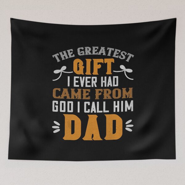 Aperçu de l'œuvre Papa Père Cadeau créée et vendue par dm4design.