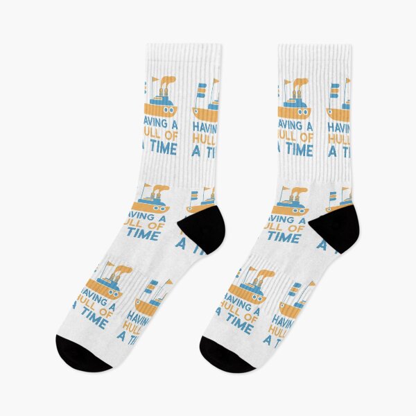 Item preview,  Sailing Pun Having A Hull of a Time Summer Alternate Boating Design designed and sold by randomtdesigns.