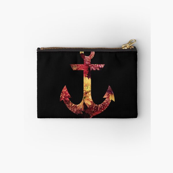 Item preview, Floral Bouquet Nautical Anchor designed and sold by Passion-For-Sea.