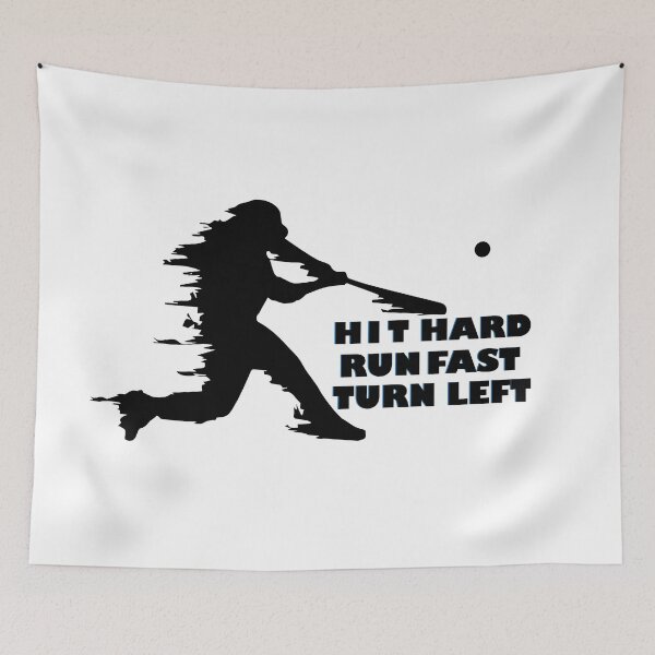 Item preview, Hit Hard Run Fast Turn Left designed and sold by mouad naouiri.