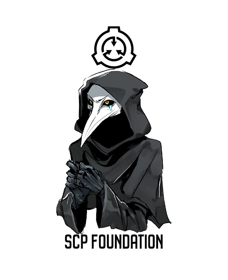 scp 049 and scp 035 holding roses  Sticker for Sale by 0amburgh0