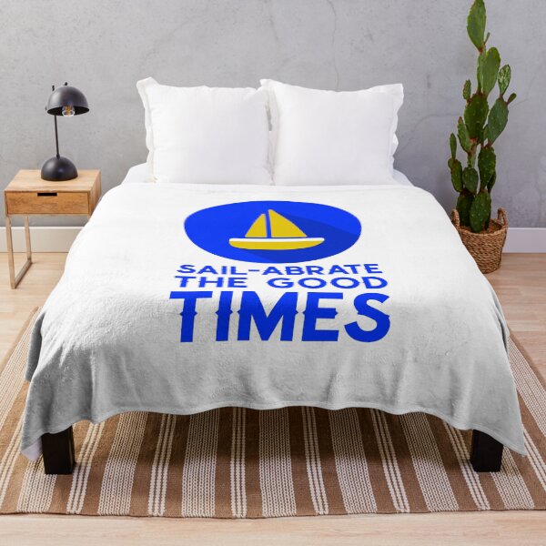 Item preview, Sailing Pun Sail-abrate The Good Times Summer Boating Design 1 designed and sold by randomtdesigns.