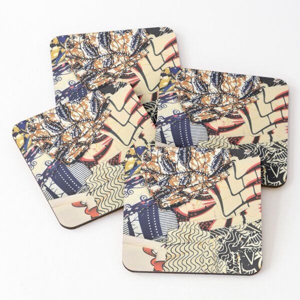Item preview, African Fabric Collage Art Patterns [#26] designed and sold by AfriStyleUK.